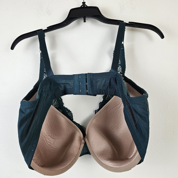 ThirdLove Lace Contour Plunge Bra Size 40E/40DD Green - Picture 6 of 7